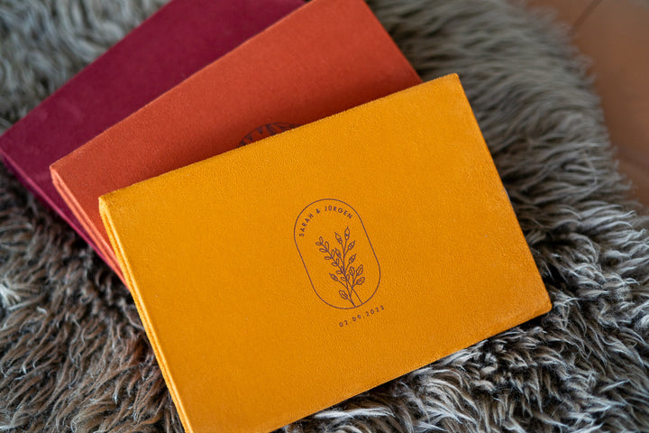 Stoffbox fotos Wildlederbox