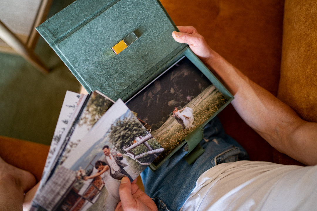 Stoffbox fotos Wildlederbox