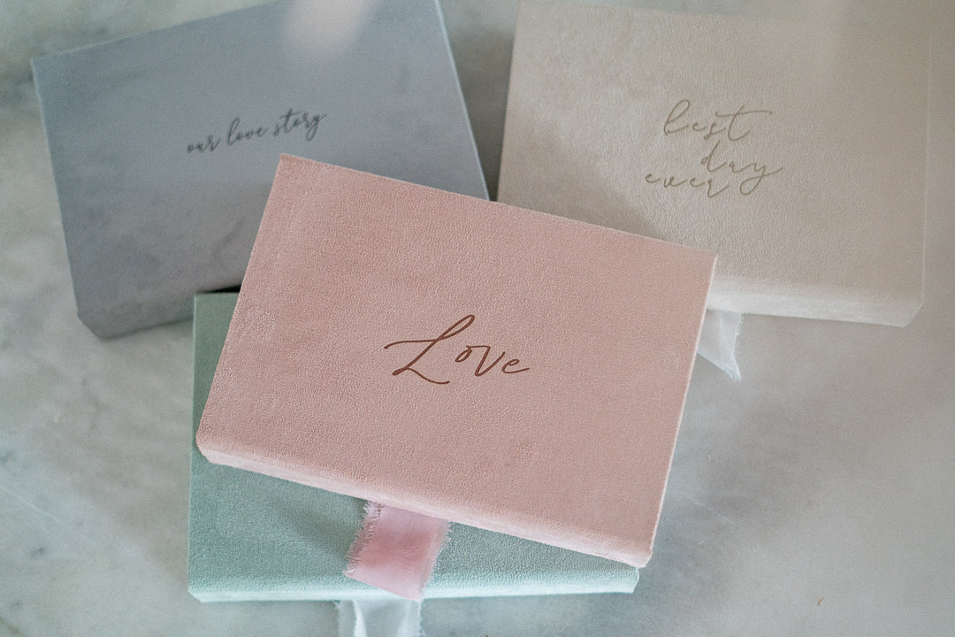 Stoffbox fotos Wildlederbox