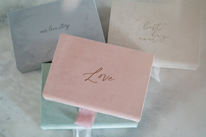 Stoffbox fotos Wildlederbox