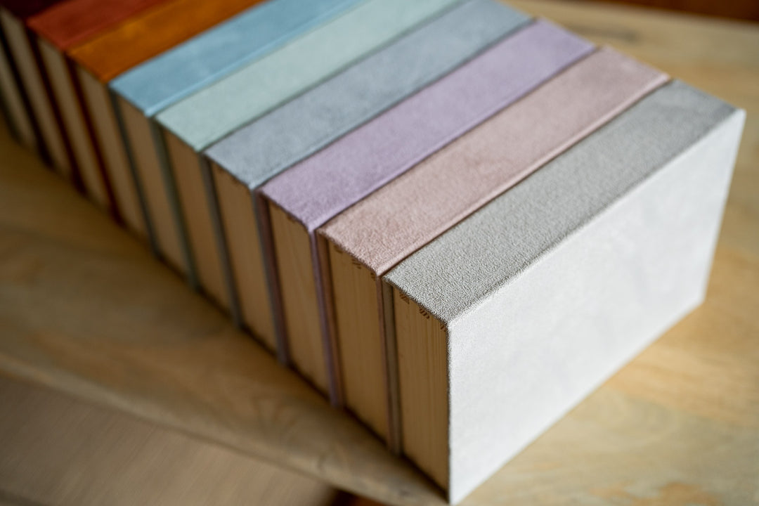 Stoffbox Holzbox für Fotos