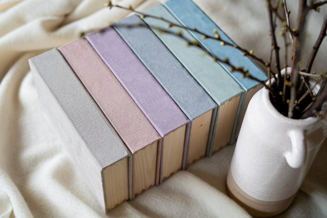 Stoffbox Holzbox für Fotos