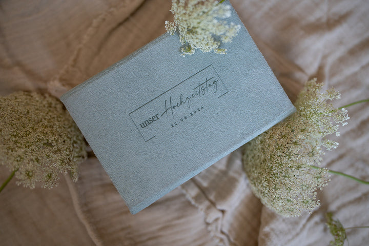 Wildlederboxen für Fotos 10x15cm (vegan)