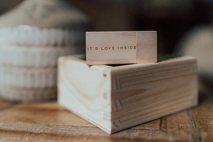 Holz USB Stick mit Gravur