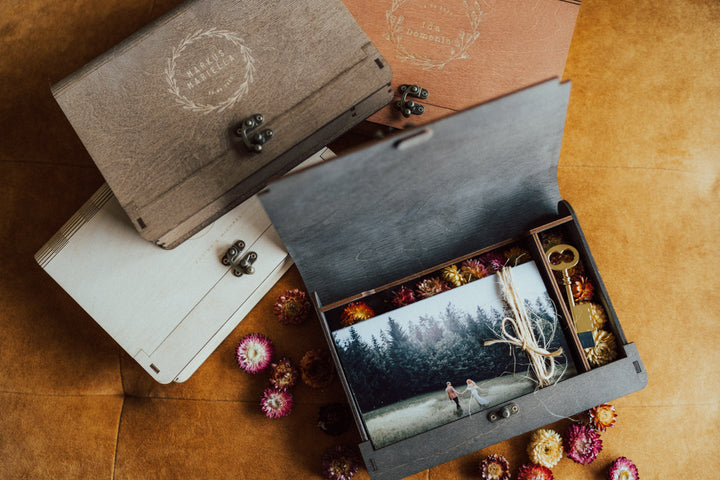 Holzbox für Fotografen